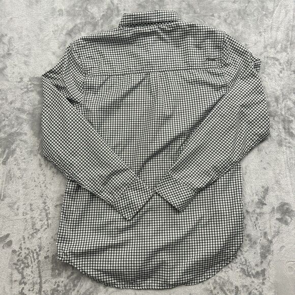 Mountain Khakis Shirt Men's Medium Black White Check Button Down Classic Fit - Picture 6 of 8